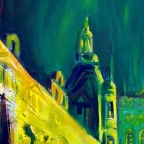 Fürstenzug bei Nacht
